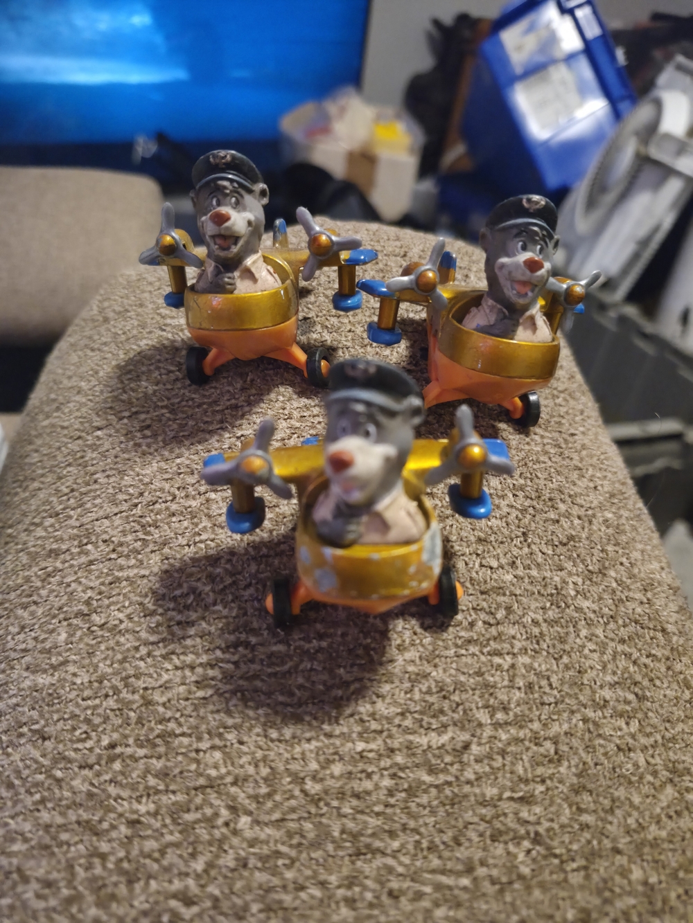 Disney TaleSpin Diecast Airplane Figures Set Of 3